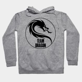 Team Dragon t-shirt - large black logo Hoodie